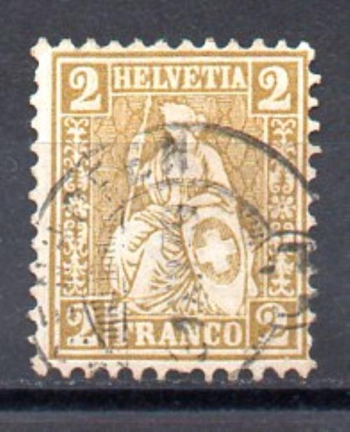 Suiza Año 1867-78 Nº 42 (o)
